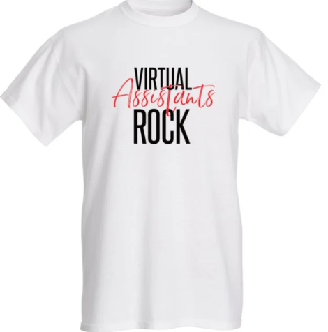 Virtual Assistants Rock T-Shirts (White)